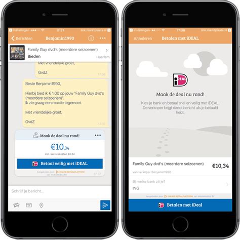 hoe werkt betaalverzoek marktplaats